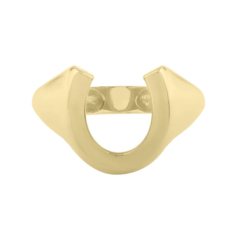 14K Horseshoe Ring