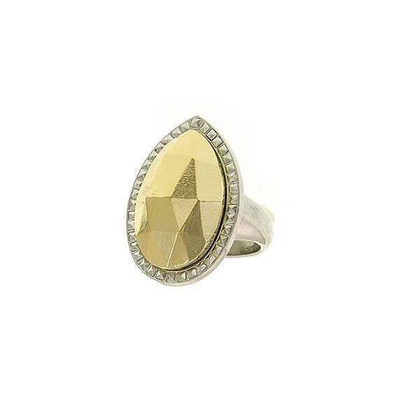 1928 Jewelry Fusion Lux Teardrop Ring Size 8