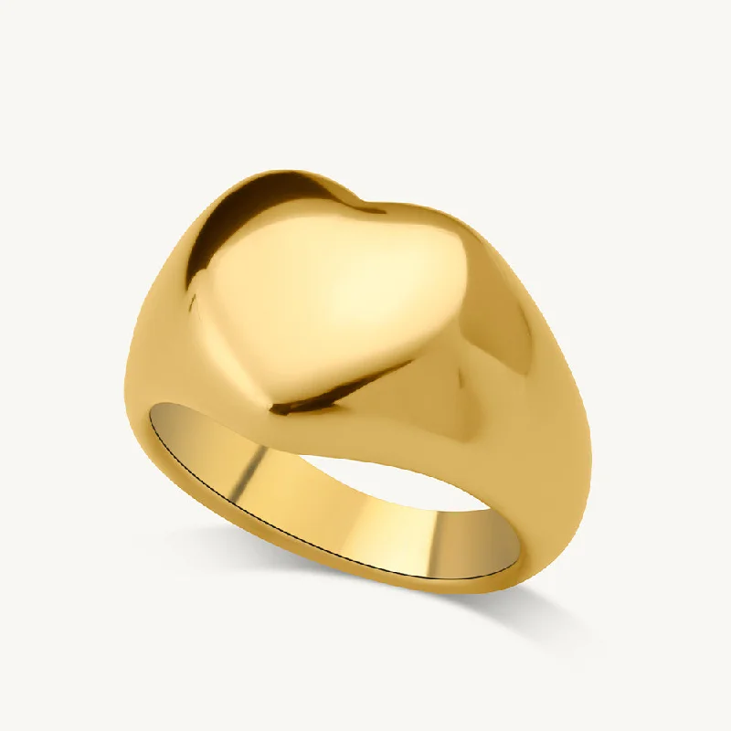 Chunky Heart Ring