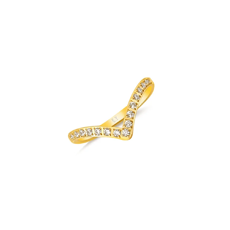 Ellie Vail - Hadley Dainty Wishbone Ring