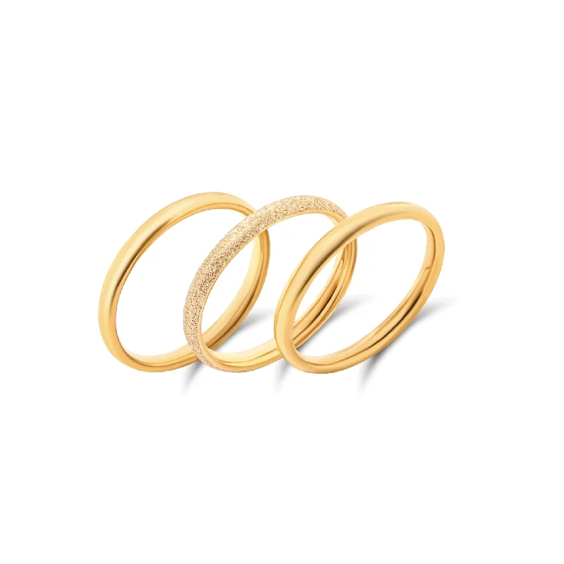 Ellie Vail - Micah Triple Ring Set