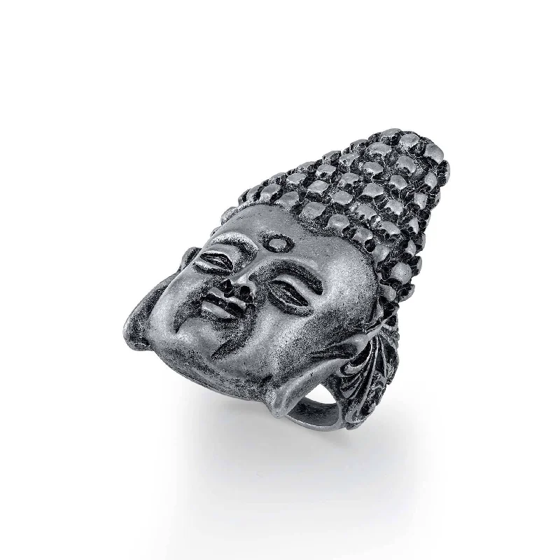 T.R.U. Buddha Head Ring