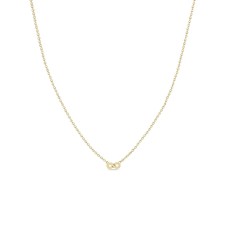 14k Itty Bitty Infinity Necklace