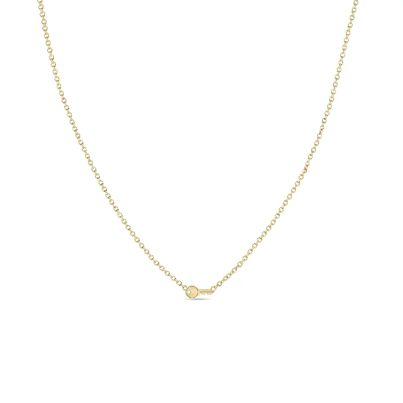 14k Itty Bitty Key Necklace