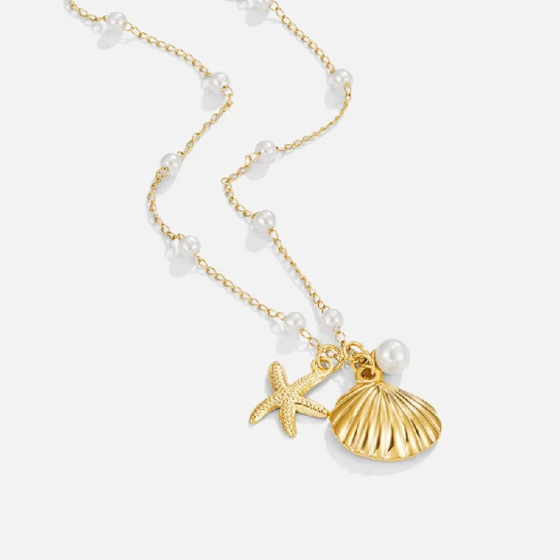 Aria Shell Charm Necklace