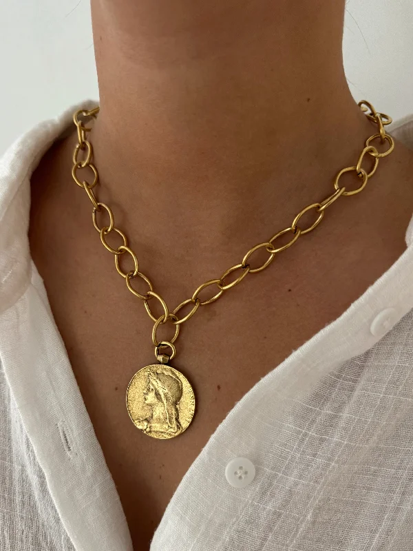 ATHENS COIN NECKLACE