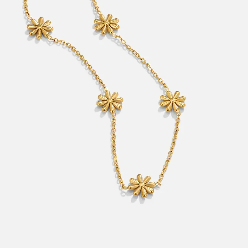 Flower Power 18K Gold Necklace