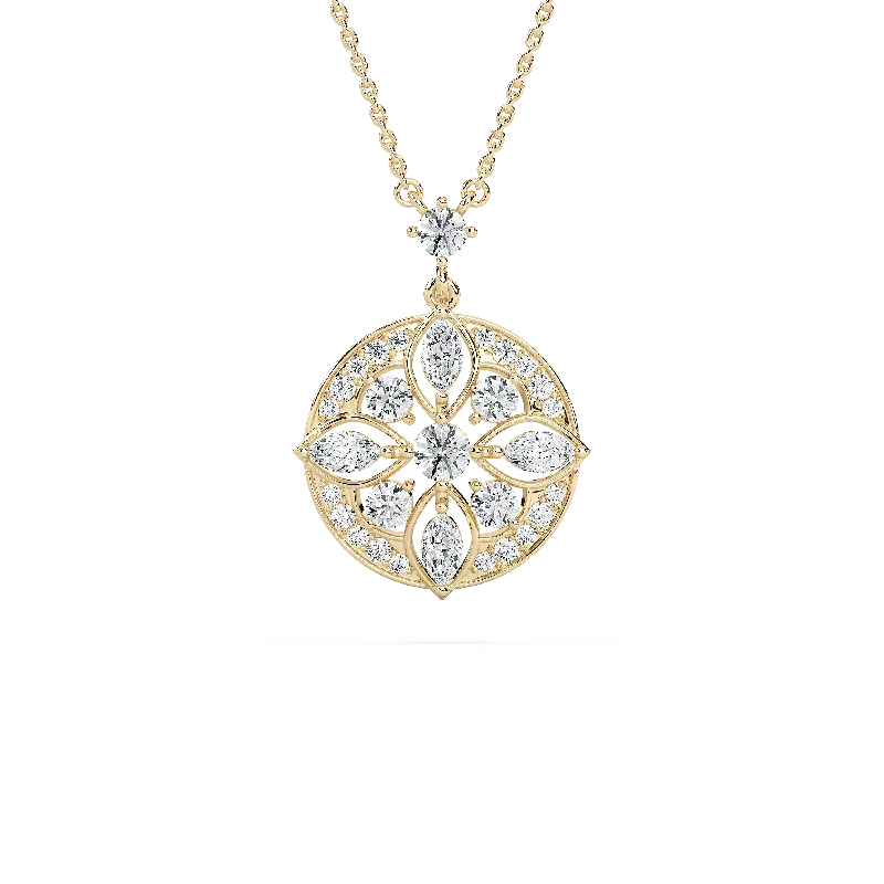 Heritage Charm Diamond Pendant