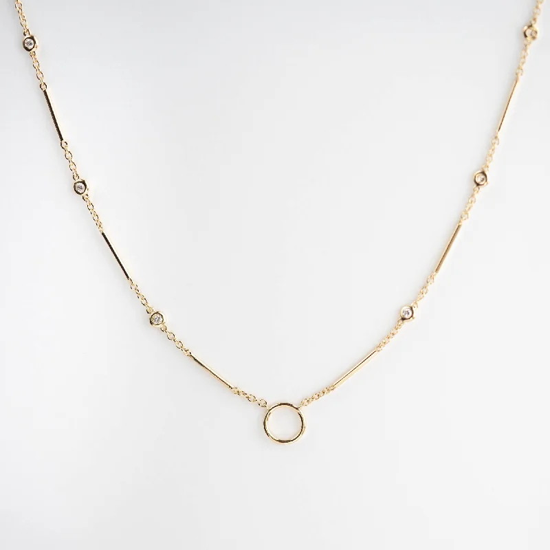 Jocelyn Halo Necklace