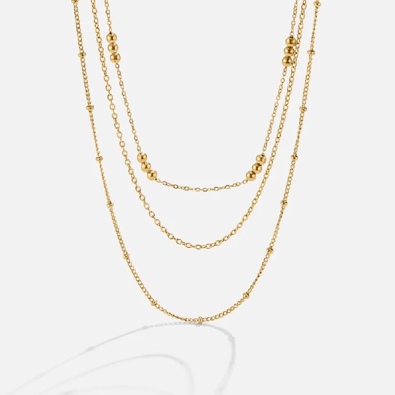 Tessa Triple Layered Necklace