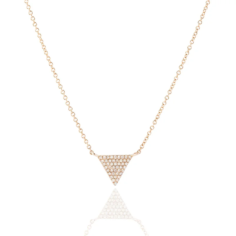 Triangle Diamond Necklace