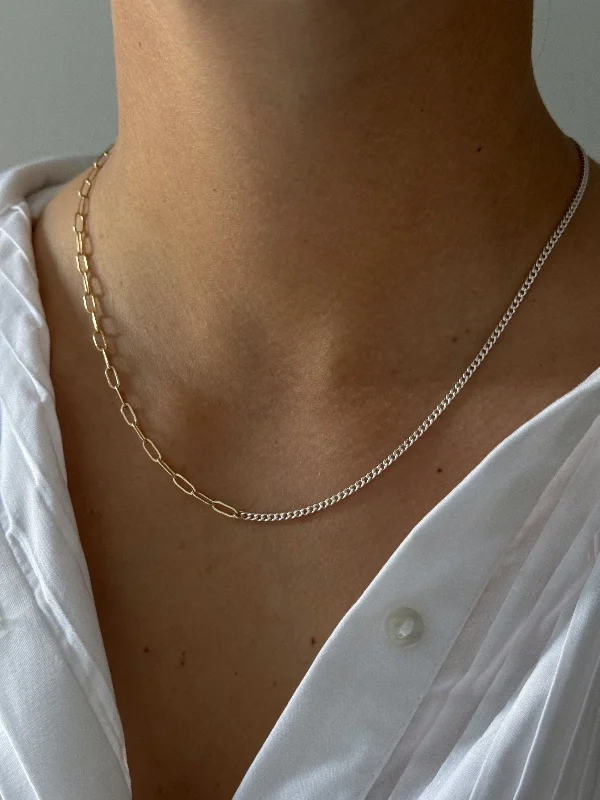 TWO TONED NECKLACE