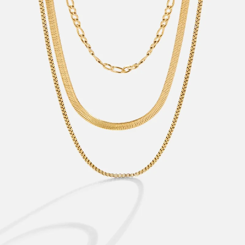 Vienna Layered Chain Necklace