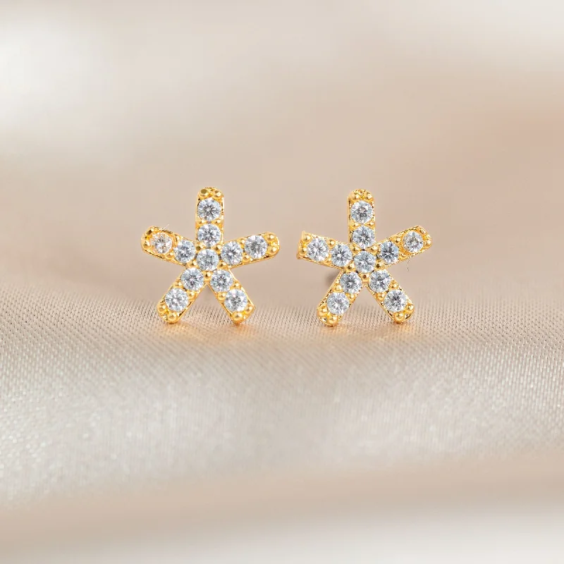 Asterisk Star Earrings