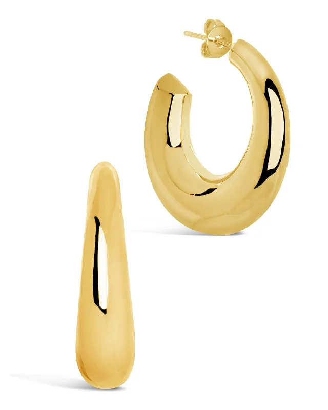 Coco Tube Hoop Earrings