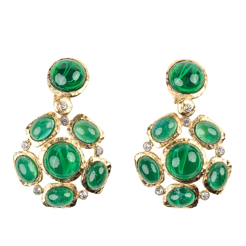 Emerald Gemstone Earrings