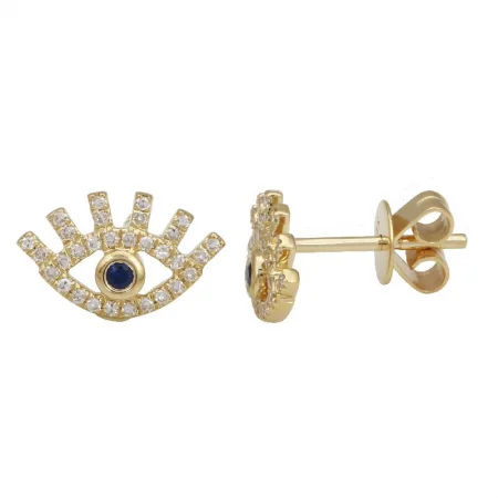 Evil Eye Earring Studs