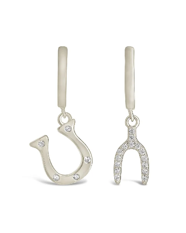 Sterling Silver Kiara CZ Micro Hoop Earrings