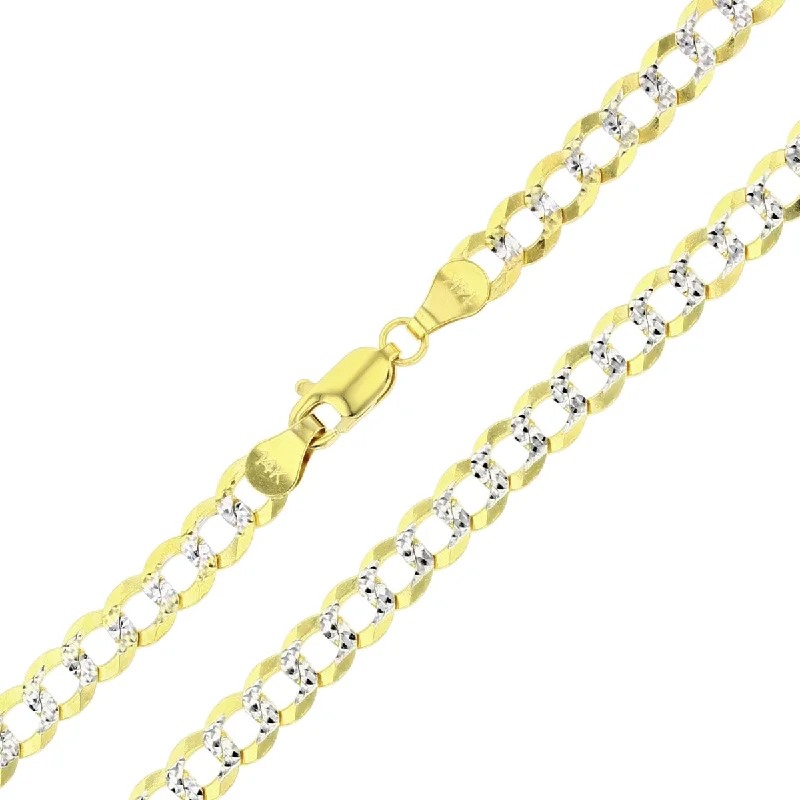 14KT Yellow Gold 8.25-inch 5.75MM Cuban Link Bracelet