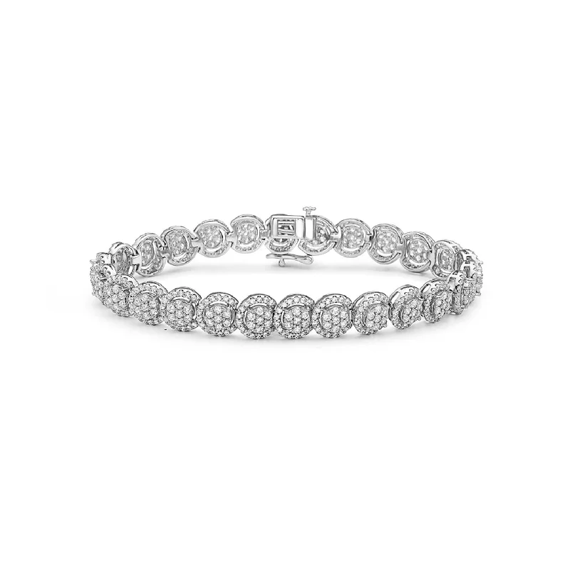 5 CTW Diamond 7-inch Tennis Bracelet in 10KT White Gold