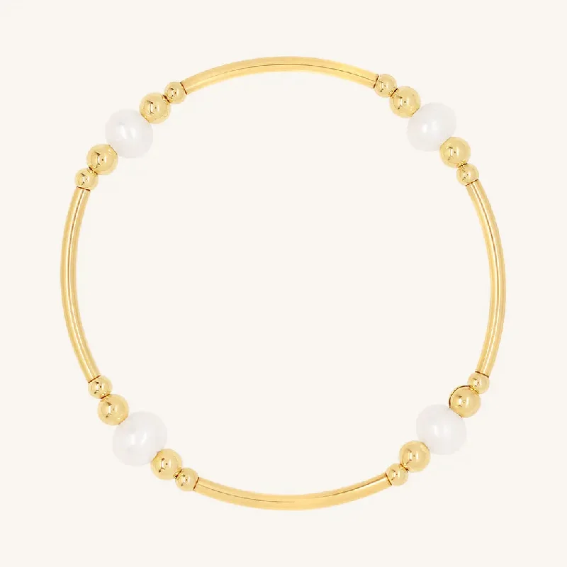 Dahlia Pearl Bracelet - Stone of Potential