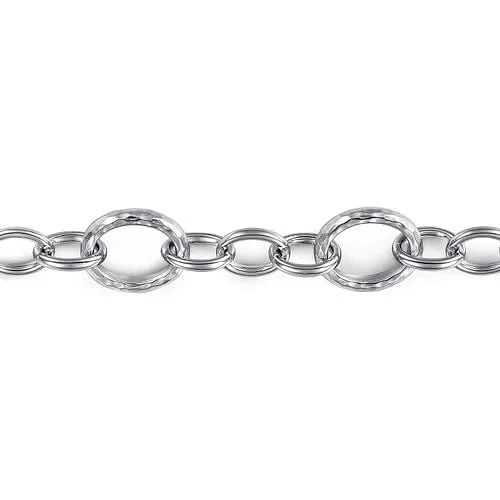 Gabriel & Co Sterling Silver Chunky Toggle Bracelet