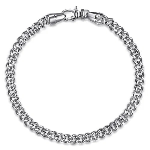 Gabriel & Co. Sterling Silver Cuban Link Bracelet