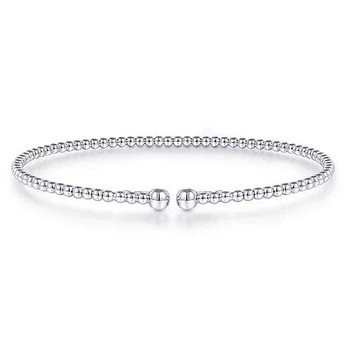 Gabriel & Co. White Gold Bujukan Split Bangle