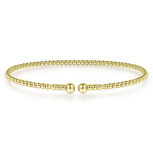 Gabriel & Co. Yellow Gold Bujukan Split Bangle