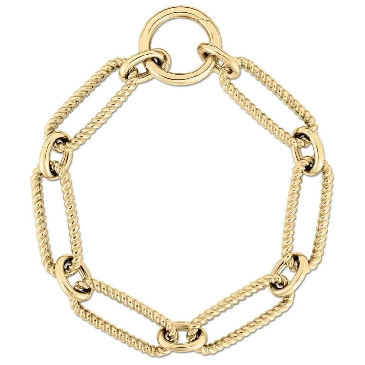 Roberto Coin Yellow Gold Rope Oro Bracelet