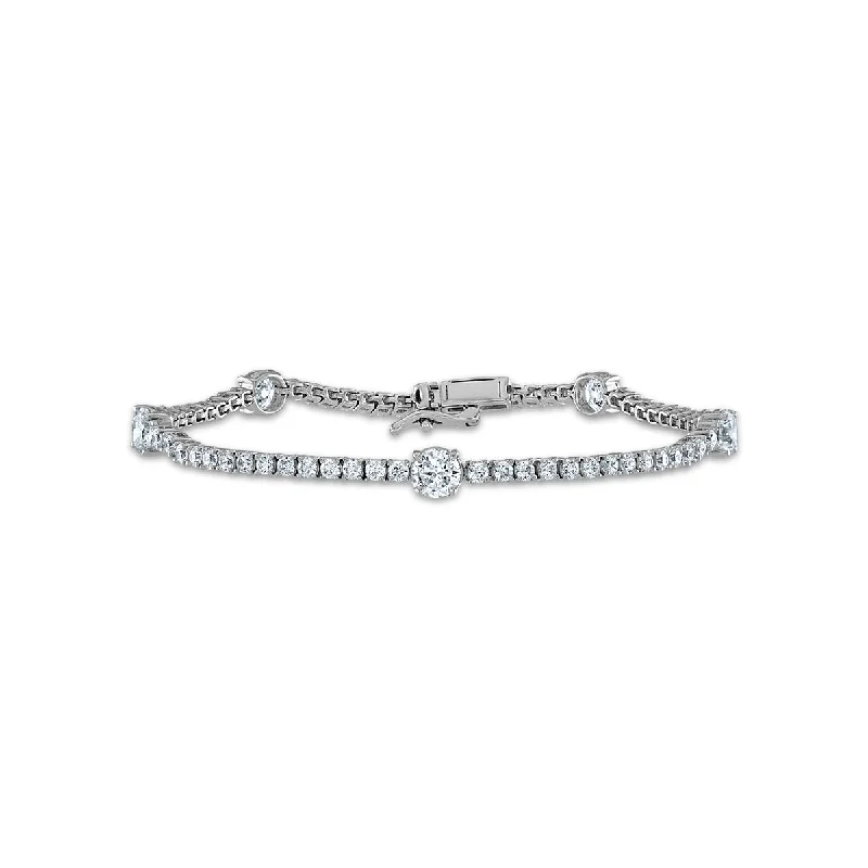 Signature EcoLove 5 CTW Diamond Tennis 7.25-inch Bracelet in 14KT White Gold