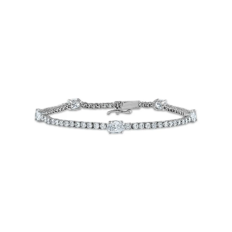 Signature EcoLove 5 CTW Diamond Tennis 7.25-inch Bracelet in 14KT White Gold