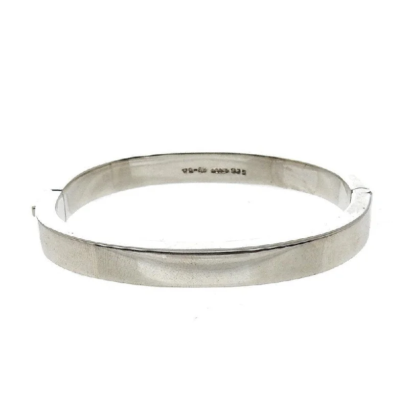 Small Hammered Hinged Bangle