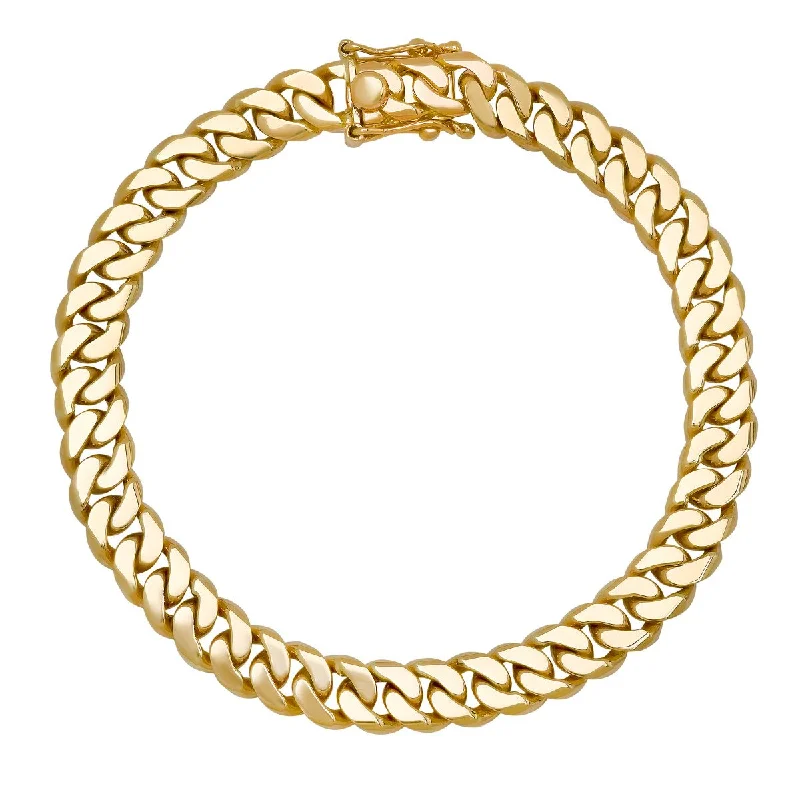 Titán by Adrian Gonzalez 8-inch Cuban Link Bracelet in 14KT Gold