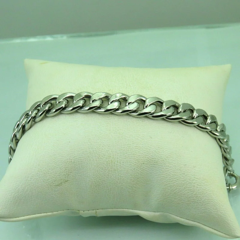 Turkish Handmade Jewelry 925 Sterling Silver Chain Mens Bracelet