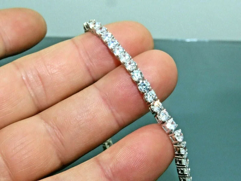 Turkish Handmade Jewelry 925 Sterling Silver Zircon Stone Womens Bracelet