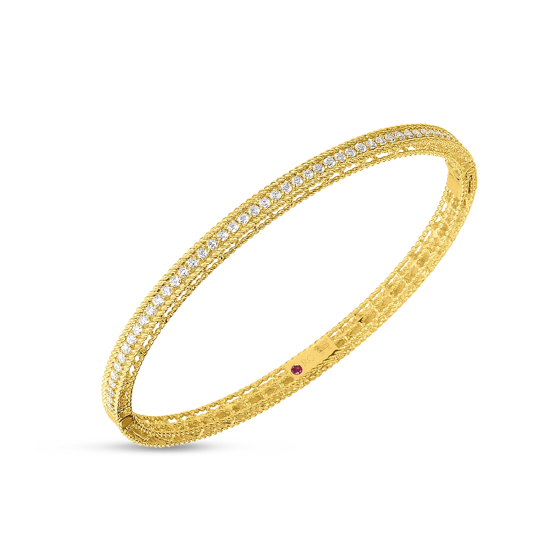 Roberto Coin Symphony Diamond Bangle Bracelet