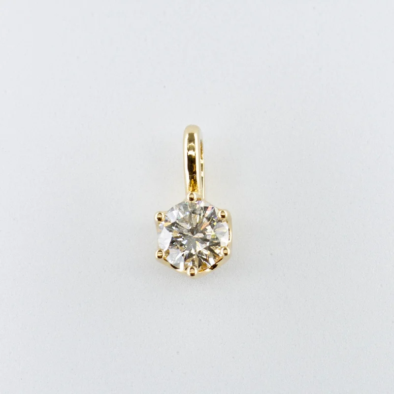 '100 Ways' 18k Yellow Gold Solitaire Pendant | 0.57ct |