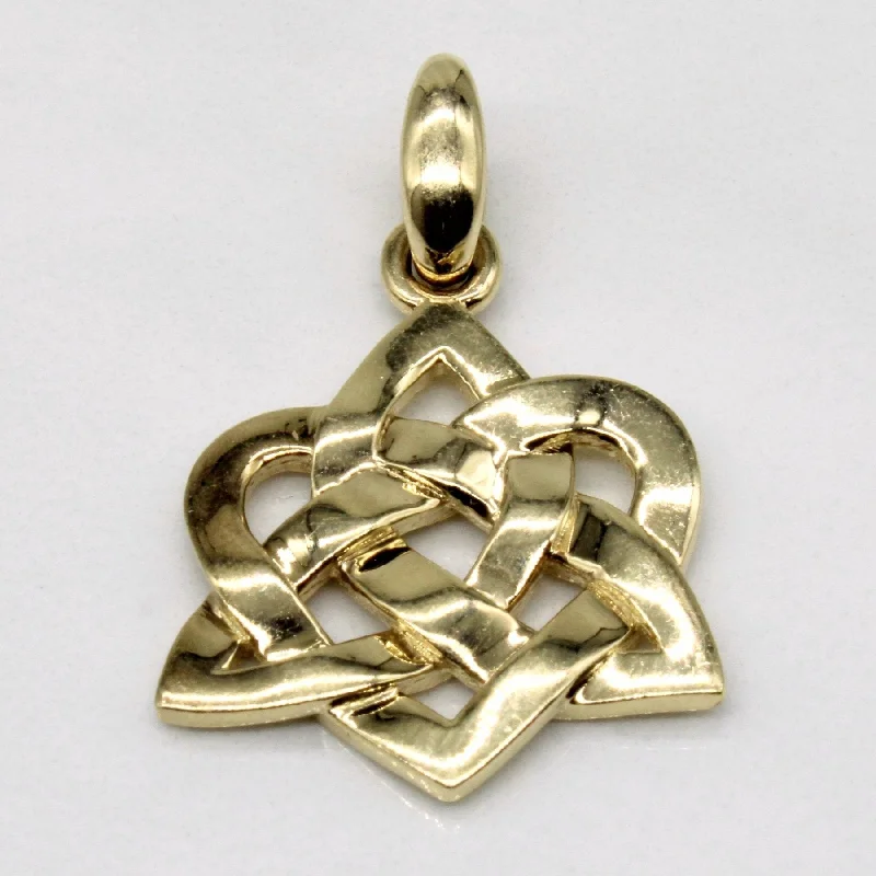 10k Celtic Love Knot Pendant