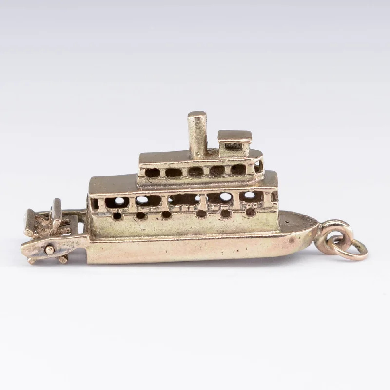 10k Paddlewheel Boat Charm