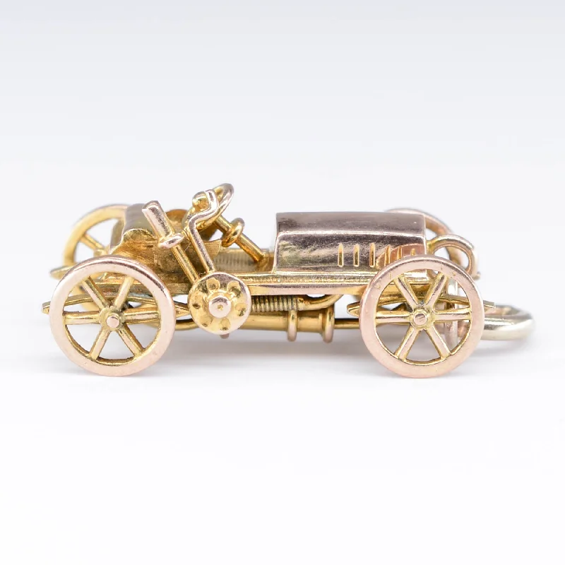 10k Vintage Car Charm