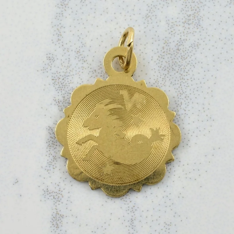 10k Yellow Gold Charm |