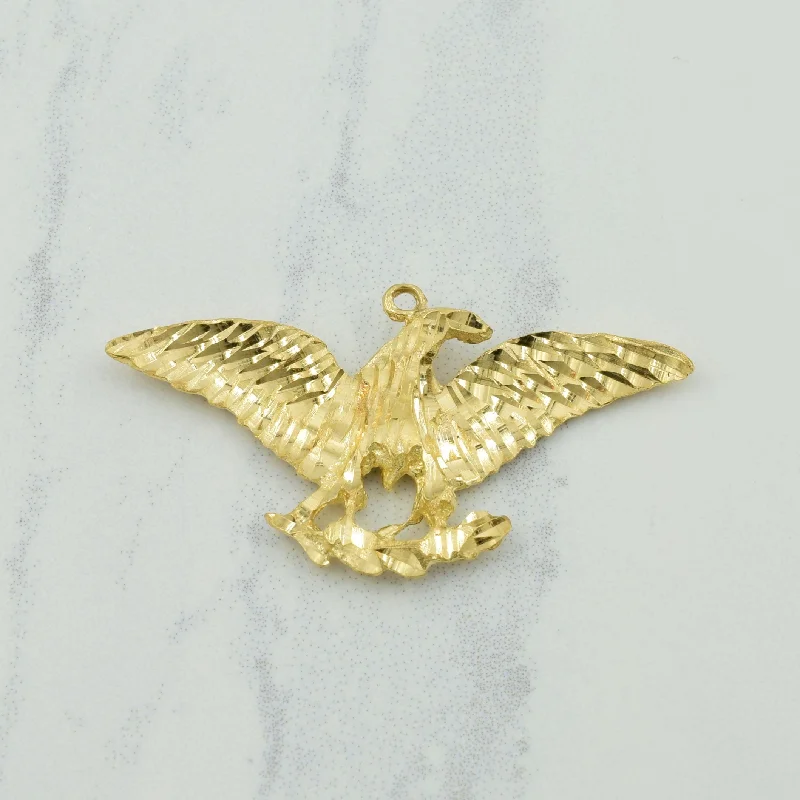 10k Yellow Gold Eagle Charm |