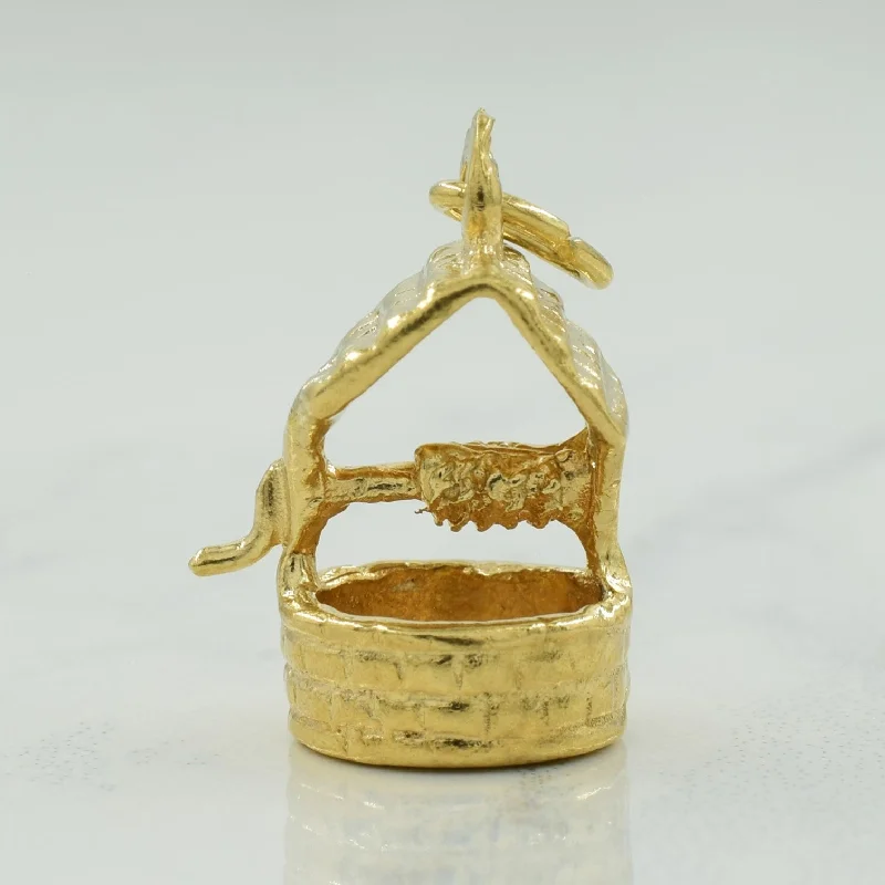 10k Yellow Gold Well Charm |