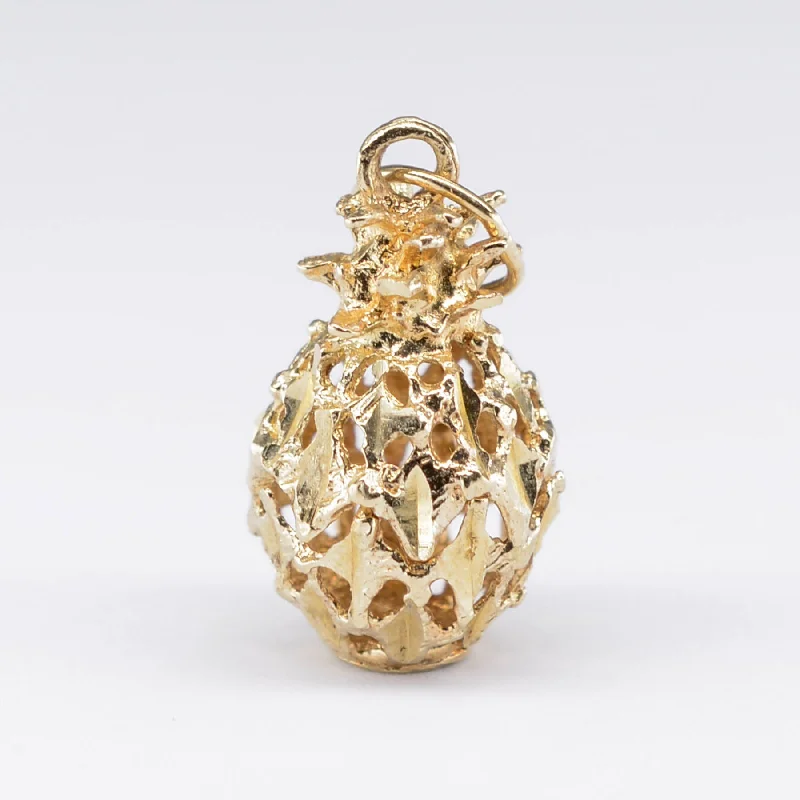 14k Pineapple Charm