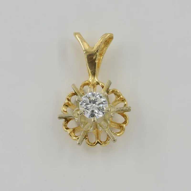 Cathedral Diamond Pendant | 0.15ct |