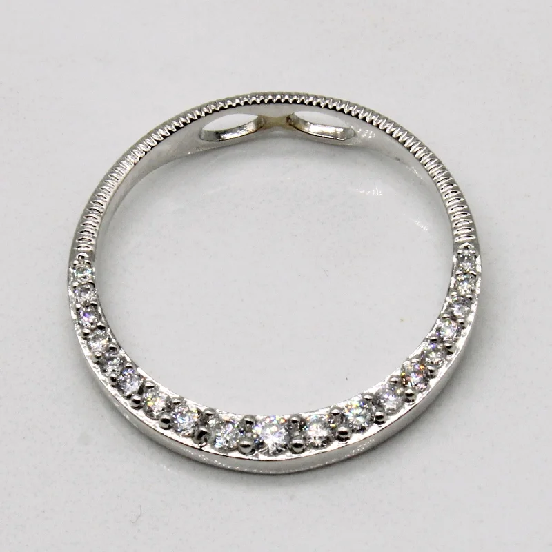 Diamond Circle Pendant | 0.18ctw |