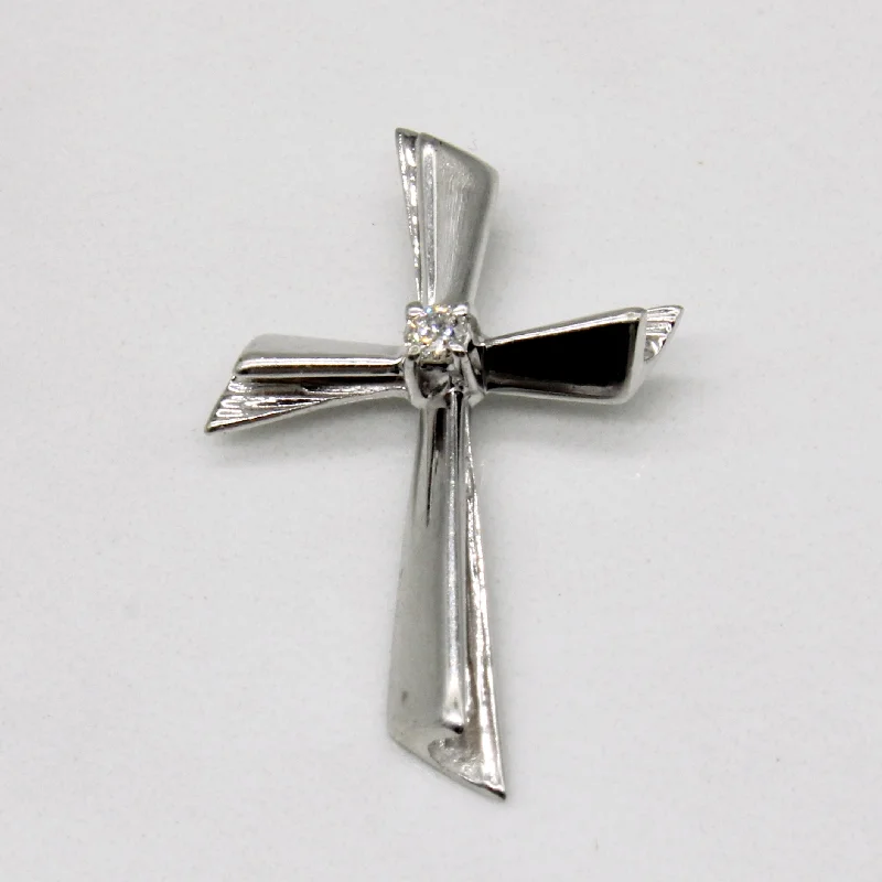 Diamond Cross Pendant | 0.03ct |