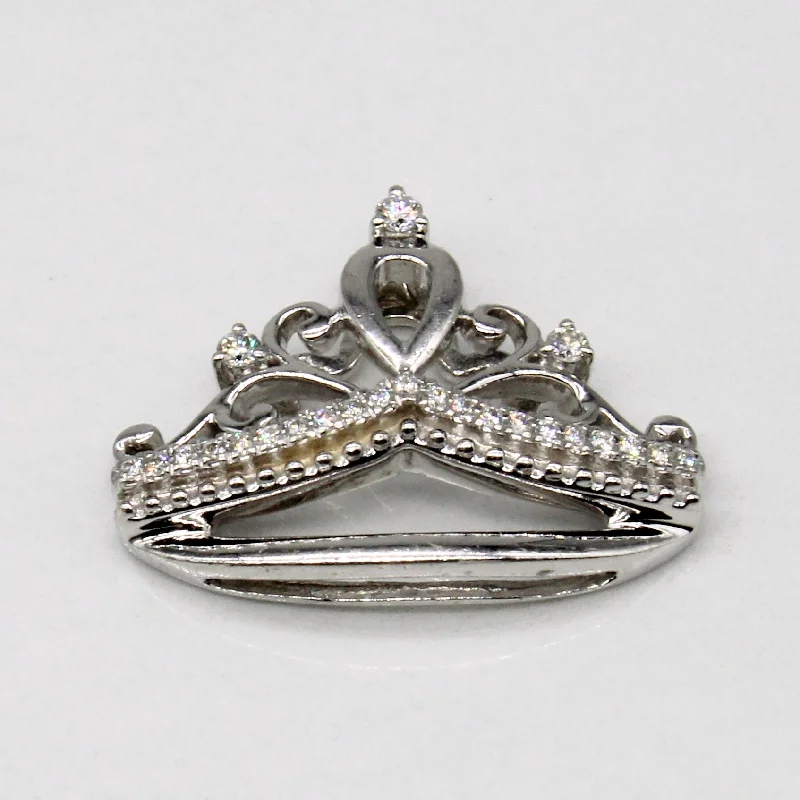 Diamond Crown Pendant | 0.10ctw |