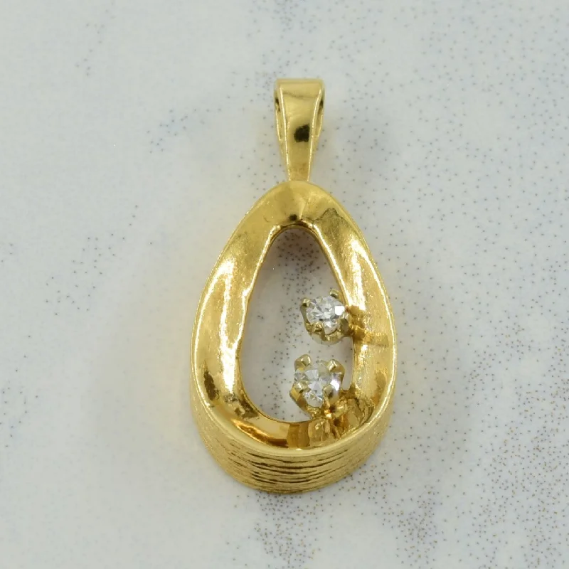 Diamond Drop Pendant | 0.05ctw |